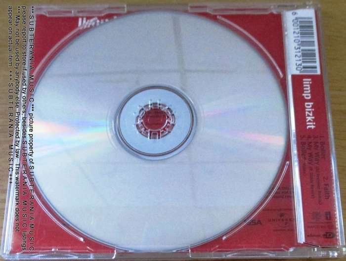 LIMP BIZKIT Boiler  [Shelf G Box 21]