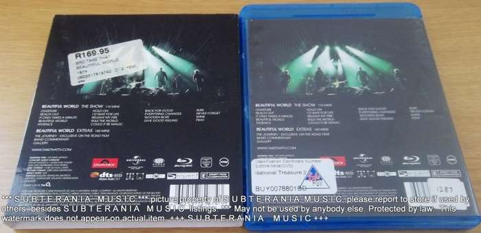 TAKE THAT Beautiful World World Live Blue Ray