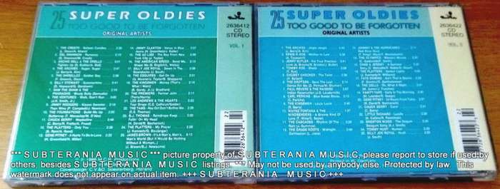 SUPER OLDIES VOLUME 1 + 2 [Shelf G Box 22]