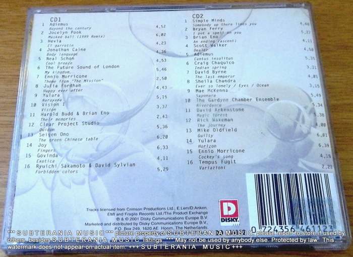 VARIOUS Chillout Moods Magic Forest Double CD