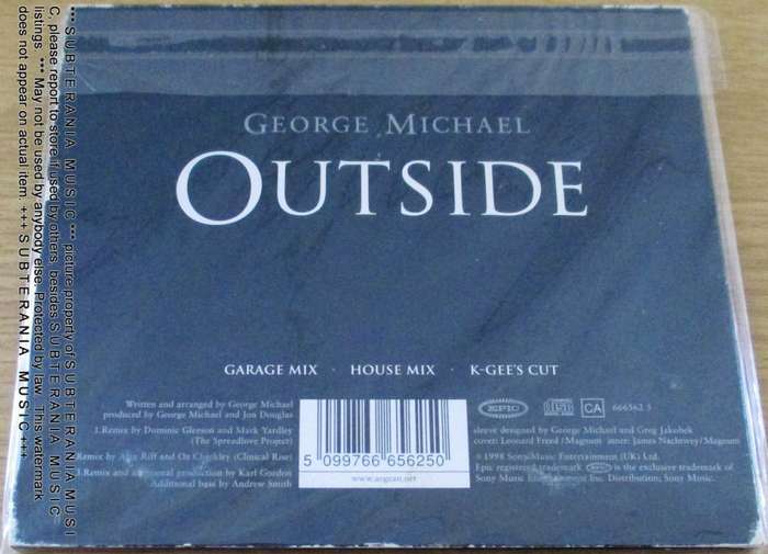GEORGE MICHAEL Outside The Mixes UK CD single