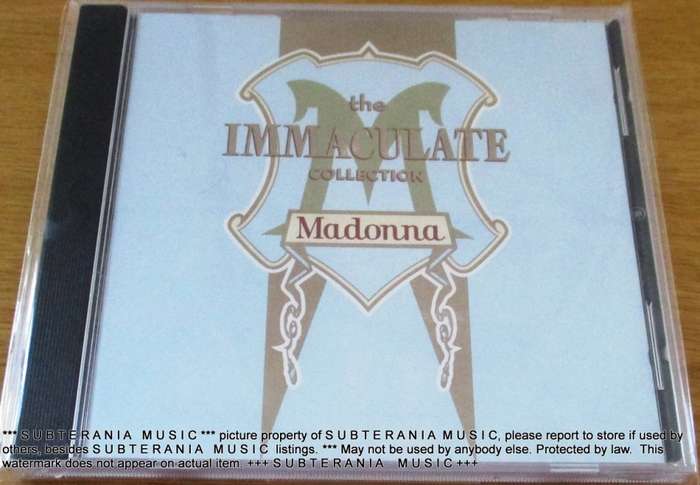 MADONNA The Immaculate Collection IMPORT CD