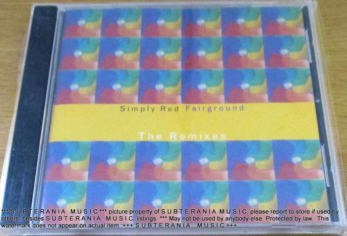 SIMPLY RED Fairground CD Single  [Shelf G Box 23]