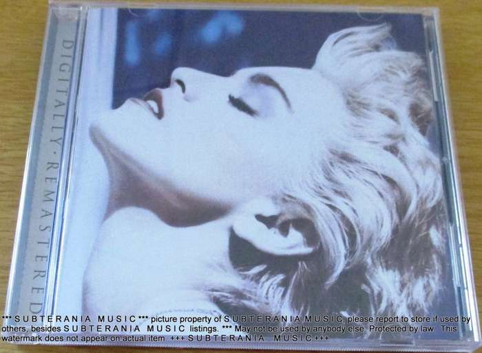 MADONNA True Blue + bonus tracks South African CD Pressing Remastered