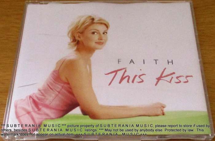 FAITH HILL This Kiss  CD Single [Shelf G Box 23]