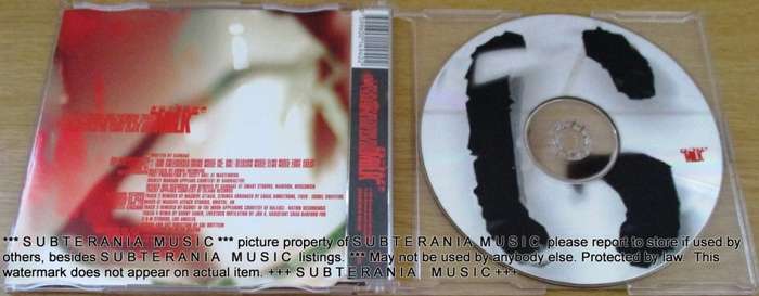 GARBAGE Featuring Tricky   Milk (The Wicked Mix)k UK Maxi Single CD 2 Red Font