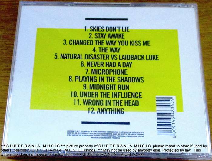 EXAMPLE Playing In The Shadows CD