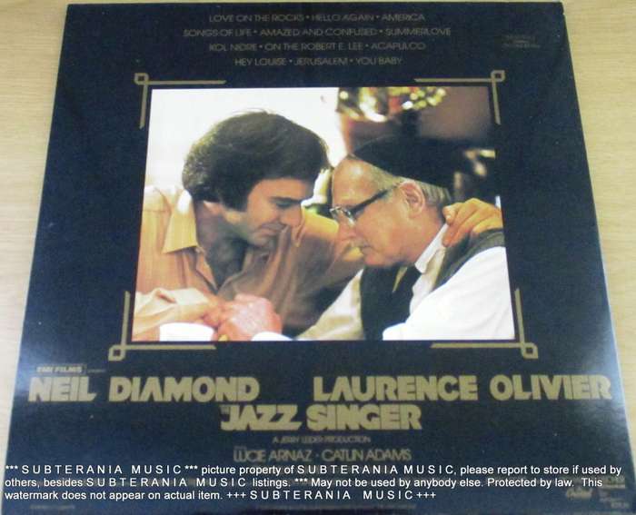 NEIL DIAMOND The Jazz Singer IMPORT VINYL RECORD