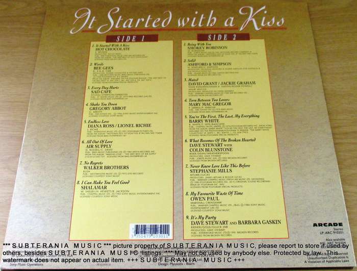 IT STARTED WITH A KISS IMPORT VINYL RECORD