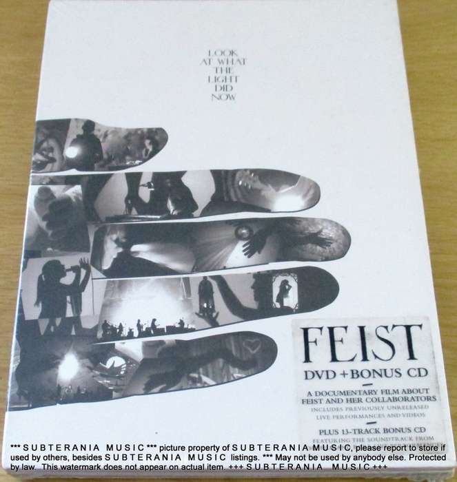 FEIST Look At What The Light Did Now CD + DVD  All Regions
