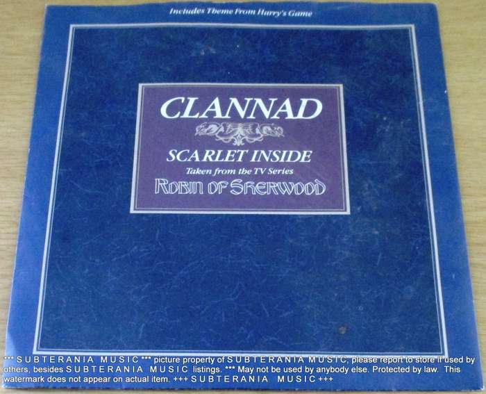 CLANNAD 7` single Scarlet Inside IMPORT BLACK vinyl
