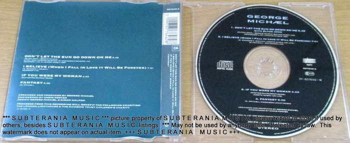 GEORGE MICHAEL + ELTON JOHN I won`t Let the Sun Go Down on Me Maxi Single [Shelf G Box 8]