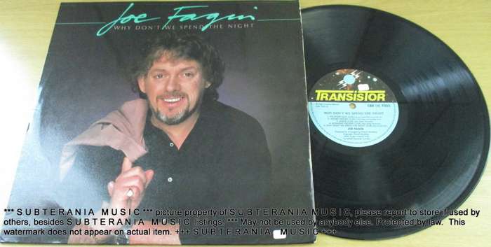 JOE FAGIN Why Don`t We Spend the Night VINYL RECORD