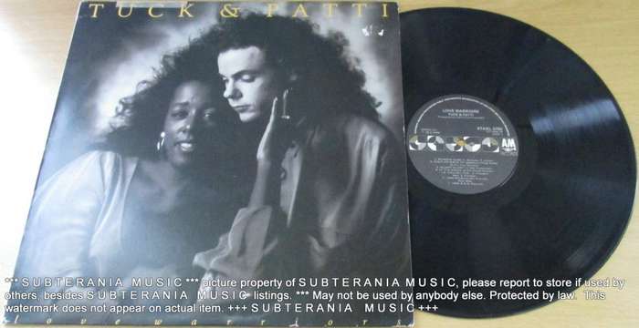 TUCK AND PATTI  Love Warriors  VINYL RECORD