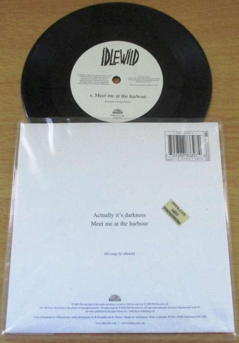 IDLEWILD Actually It`s Darkness Ltd Edition Numbered 7` Single Vinyl  IMPORT
