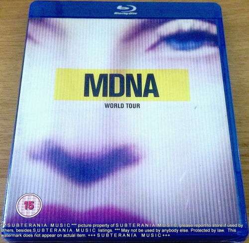 MADONNA MDNA World Tour BLU RAY UK EUROPE Cat# 0602537479344 [SEALED]