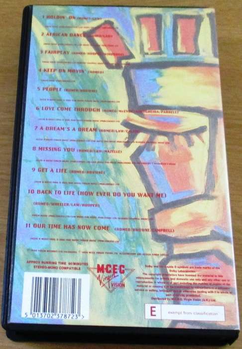 SOUL II SOUL  1990 A New Decade Live from Brixton  Import VHS Video Cassette