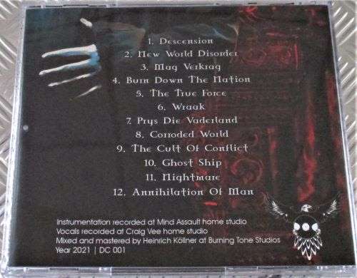 MIND ASSAULT The Cult of Conflict Standard CD Edition