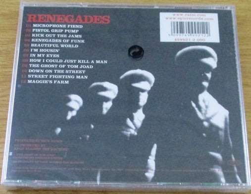 RAGE AGAINST THE MACHINE Renegades IMPORT CD