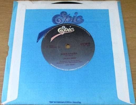 URIAH HEEP Rock Arama / Backstage Girl 7` single VINYL record