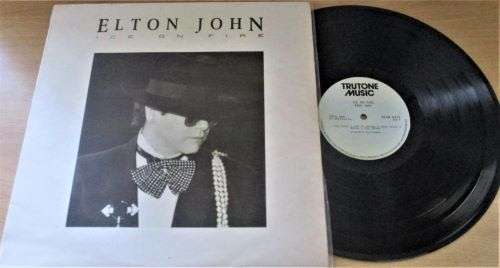ELTON JOHN Ice on Fire VINYL record