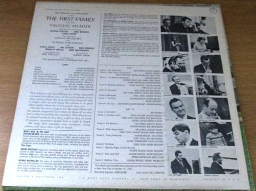 BOB BOOKER + EARL DOUD The First Family VINYL RECORD