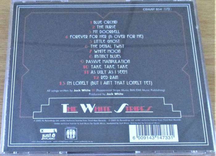 THE WHITE STRIPES Get Behind Me Satan CD  [Shelf G Box 7]