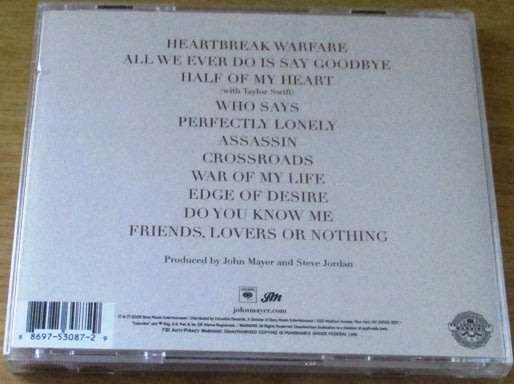 JOHN MAYER Battle Studies CD [Shelf Z Box 6]