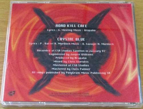 ARAPAHO Road Kill Cafe + Crystal Blue PROMO CD Single [Shelf G Box 3]