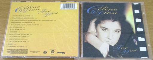 CELINE DION For You CD  [Shelf Z Box 5]