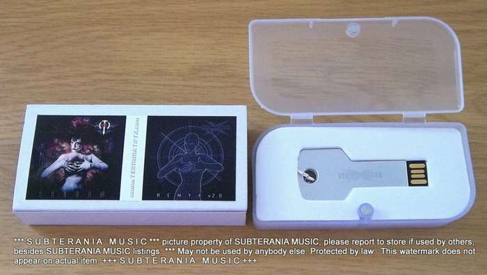 TERMINATRYX Shadow & Remyx v2.0 Ltd. Ed. silver metal laser engraved FLASH DRIVE