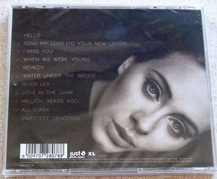 ADELE 25 South African Release CD