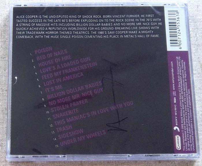 ALICE COOPER The Best Of CD
