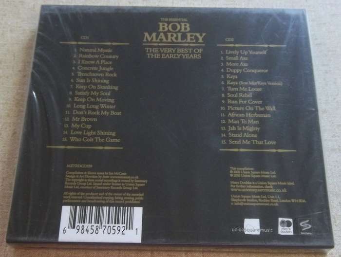 BOB MARLEY The Essential Bob Marley The Very Best Of The Early Years UK
