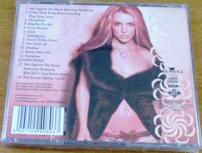 BRITNEY SPEARS In The Zone CD  [VG+]