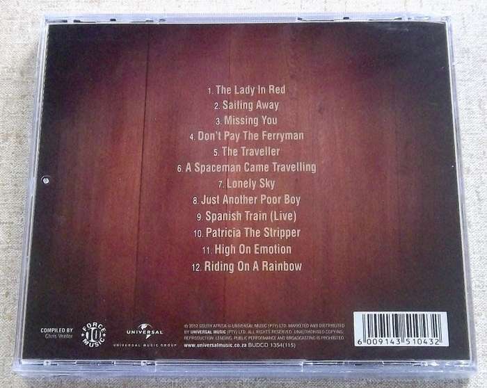 CHRIS DE BURGH Silver Collection SOUTH AFRICA Cat#BUDCD 1354 [sealed]