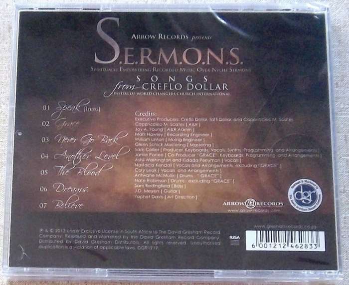 CREFLO DOLLAR Sermons SOUTH AFRICA Cat# DGR1919