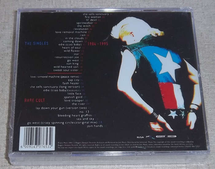THE CULT Pure Cult: The Singles 1984-1995 / Rare Cult 2CD Fatbox SOUTH AFRICA