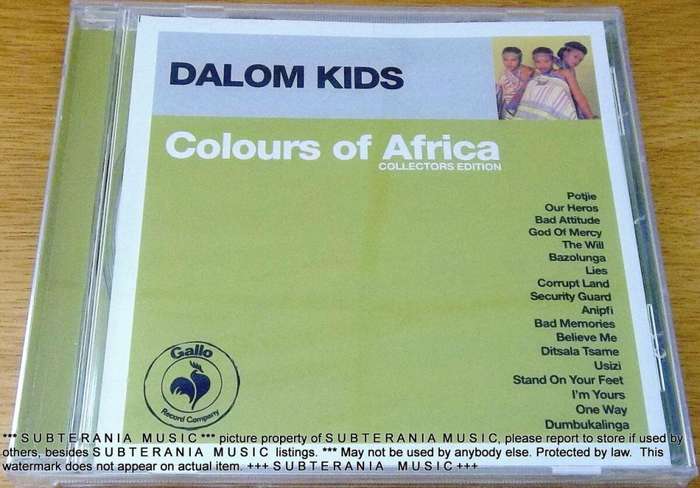DALOM KIDS Colours of Africa SOUTH AFRICA Cat# CDPS 298