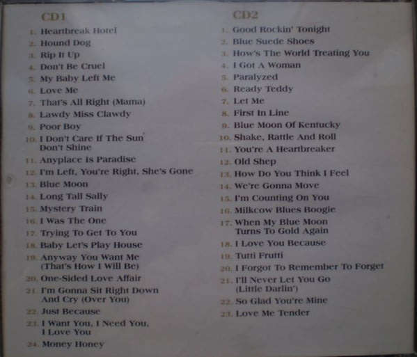 ELVIS PRESLEY Elvis Presley (Original Recordings) 2xCD IMPORT