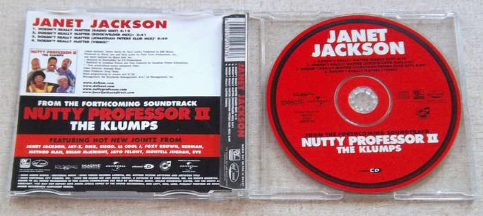 JANET JACKSON Doesnt Really Matter SOUTH AFRICA 2000 Cat#MAXCD 244 CD Single