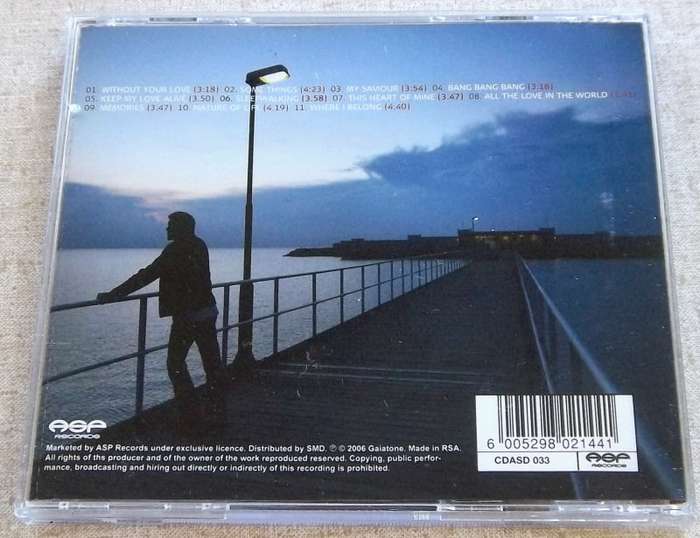 JASCHA RICHTER Where I Belong SOUTH AFRICA Cat# CDASD033 Michael Learns to Rock