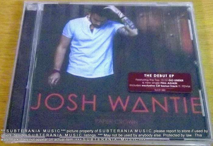 JOSH WANTIE Paper Crown EP SOUTH AFRICA Cat# SLCD380