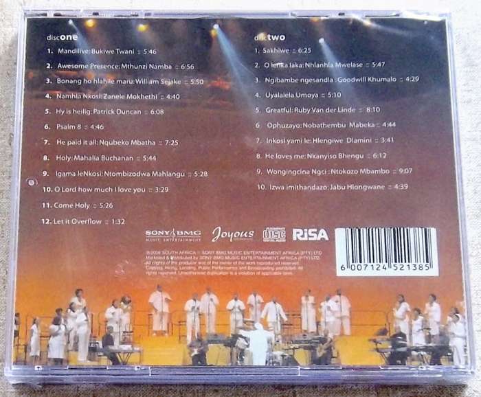 JOYOUS CELEBRATION 12 Live at the Grand West Arena Cape Town 2xCD SOUTH AFRICA Cat# CDPAR5027