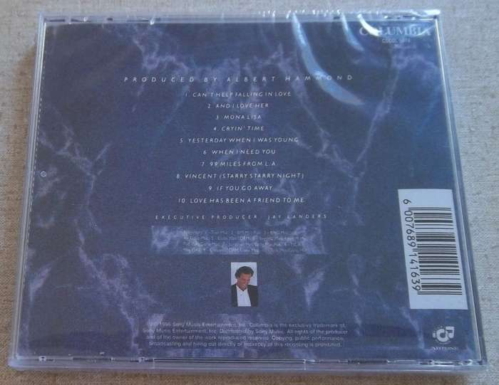 JULIO IGLESIAS Starry Night SOUTH AFRICA Cat# CDCOL5074