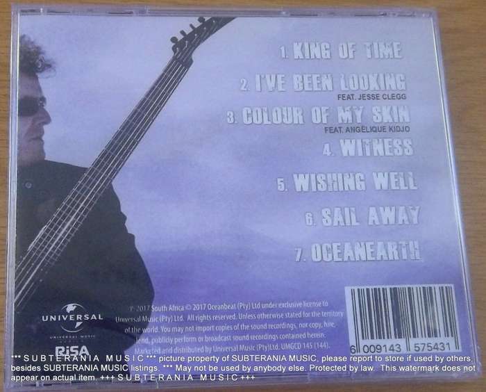 JOHNNY CLEGG King of Time SOUTH AFRICA Cat# UMGCD 145[144]