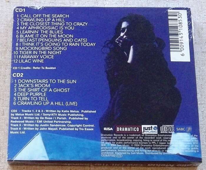 KATIE MELUA Call Off The Search 2 CD Deluxe SOUTH AFRICA Cat# CDJUST022