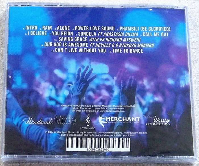 LOYISO BALA Power Love Sound CD + DVD SOUTH AFRICA Cat# LBMD092