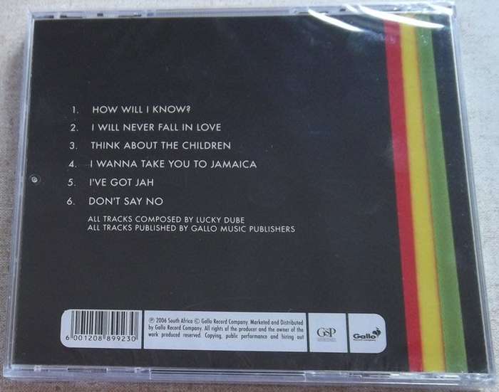 LUCKY DUBE Think About The Children  Cat# CDHUL 40110 (ADN)