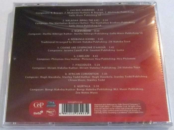 MIRIAM MAKEBA Sabelani SOUTH AFRICA Cat# CDGSP 3085